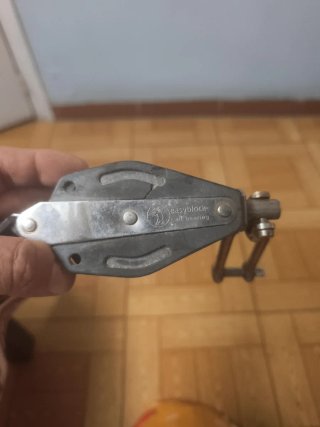 Lote de poleas náuticas velero antiguas