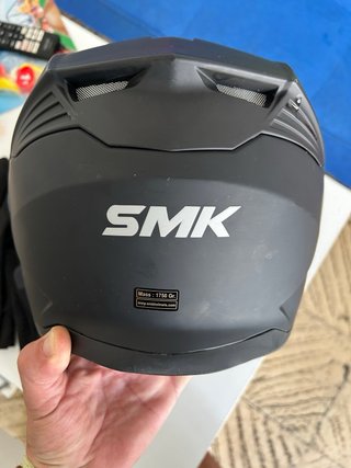 Casco SMK Negro Poco Uso