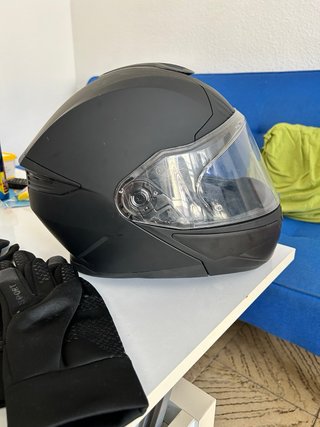 Casco SMK Negro Poco Uso