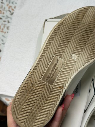 Sneakers Dolce & Gabbana bianche e grigie