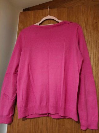 Chaqueta punto H&M fucsia talla M
