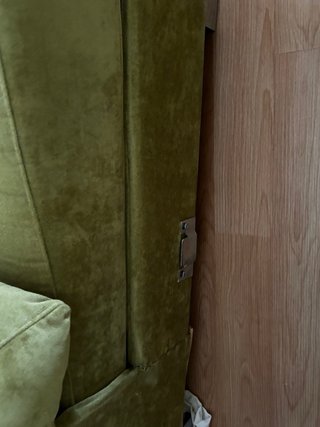 Sofá Chaise Longue Marrón con Fundas