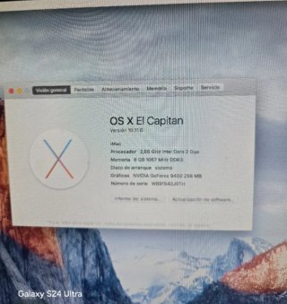 Ordenador Apple Plata