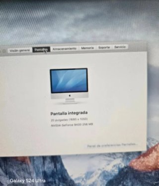 Ordenador Apple Plata