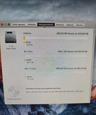 Ordenador Apple Plata