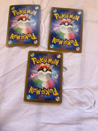3 Cartas Pokémon Holo ORIGINALES