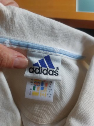 Polo deportivo Adidas mujer blanco
