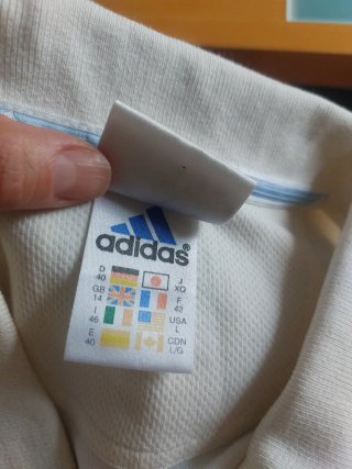 Polo deportivo Adidas mujer blanco