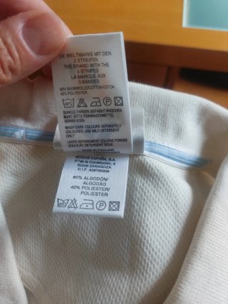 Polo deportivo Adidas mujer blanco