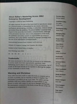 Mastering Access 2002 Enterprise Develop. (inglés)