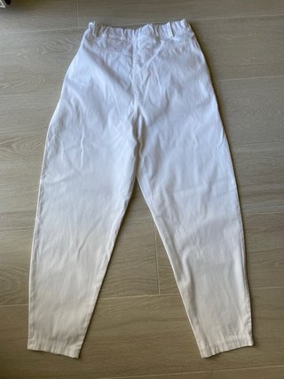 Pantaloni in cotone bianchi