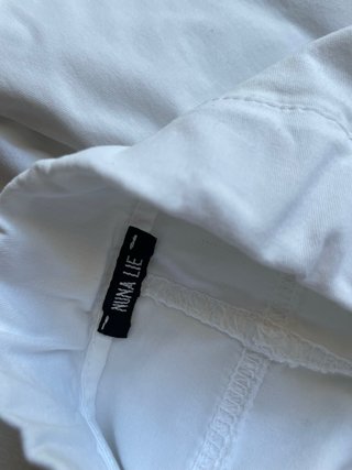 Pantaloni in cotone bianchi