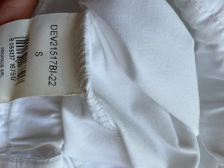 Pantaloni in cotone bianchi