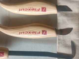 Set 3 Gubias Flexcut para tallar madera