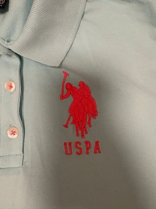 Polo USPA azul claro talla S