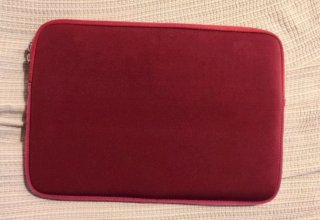 Funda para portátil Manto color rojo