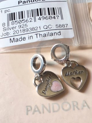 Colgante Pandora Madre e Hija Plata 925