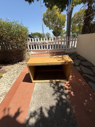 Rampa de madera para skate/patinete