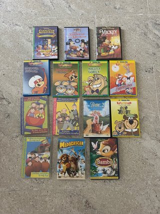Lote DVDs Clásicos Disney y Warner Bros.