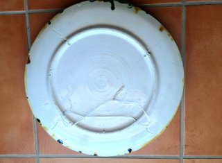 Prato Decorativo Caranguejo Vintage 33 cm
