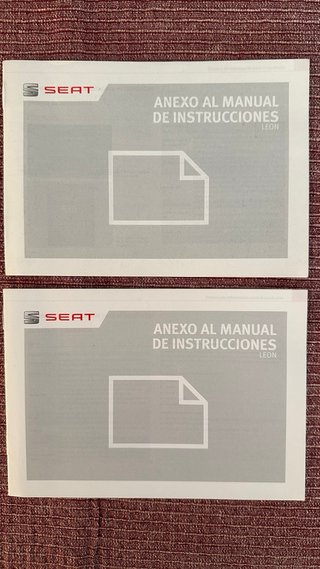 Manual SEAT León + Carpeta Original