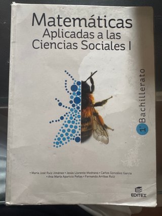 Matemáticas aplicadas a las Ciencias Sociales I...
