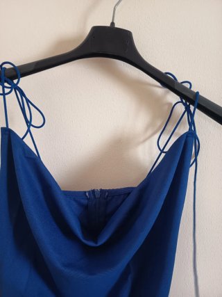 Abito Shein blu con coulisse