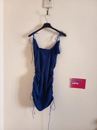 Abito Shein blu con coulisse