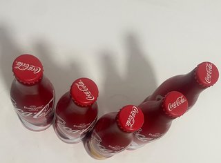Lote 5 Bottiglie Coca-Cola Euro 2016 Alluminio