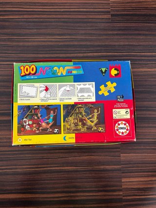 Puzzle Educa 100 piezas Neon Junior + superthings