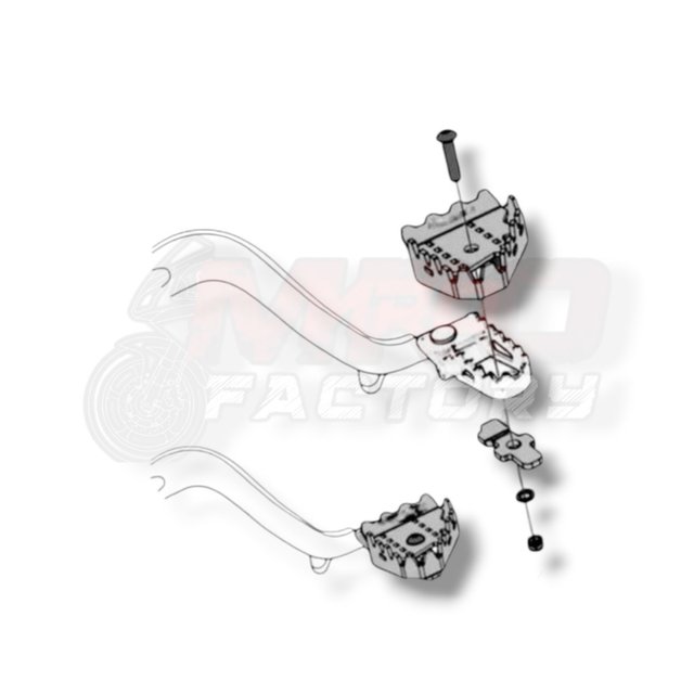Extensor Pedal Freno Yamaha Tenere 700 - Nuevo