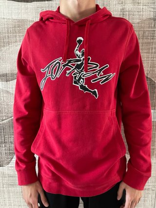 Felpa Jordan Rossa con Logo