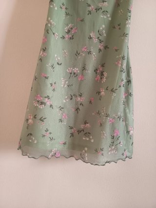 Mini abito Shein floreale verde
