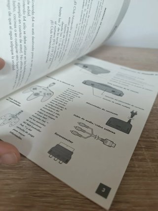 Manual Español N64. Original. PAL