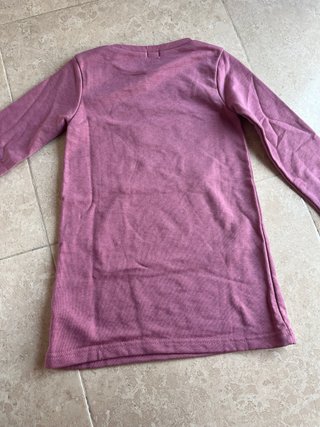 vestido niña 5-6 estilo sudadera