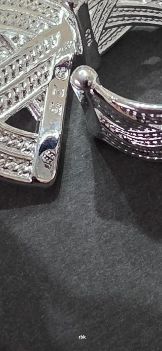 Conjunto Anillo y Brazalete Plata Trenzada