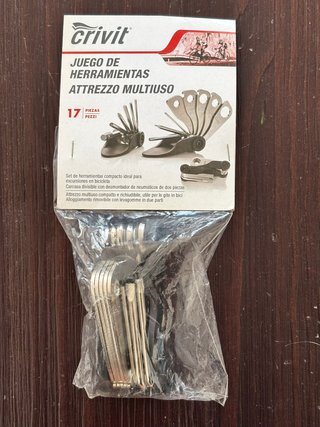 Set Herramientas Bicicleta 17 Piezas Crivit