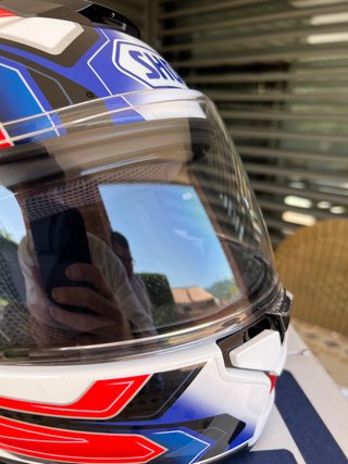 Casco Shoei Neotec 3 Anthem + Intercom Senna