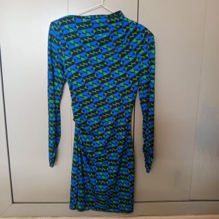 Vestido Zara Retro Estampado Talla 36