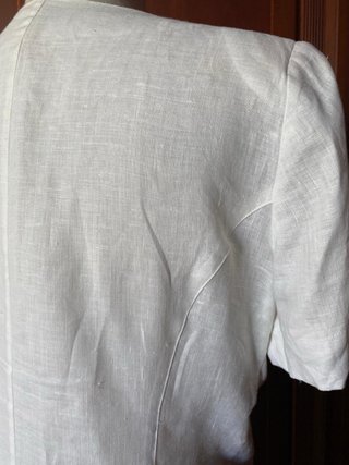 Blusa Lino Blanca Atian Talla 48