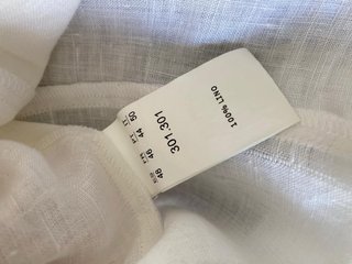 Blusa Lino Blanca Atian Talla 48