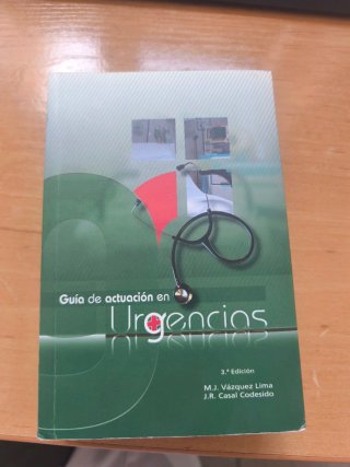 Libro medicina. Guía de actuación en Urgencias