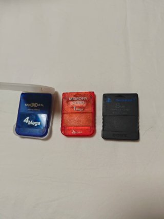 Tarjetas de Memoria PS1, PS2, PSP, 4MB, 8MB