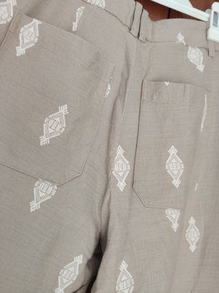 Pantalón de algodón Zara