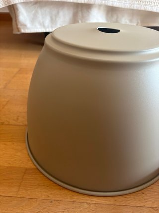 Lámpara techo IKEA Hektar beige 38 cm NUEVA