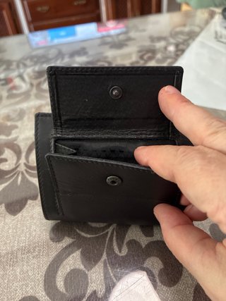 Cartera de piel para hombre