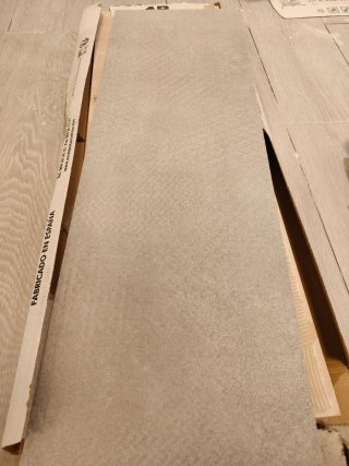 Azulejo Gris 30x90 Pasta Blanca Rectificado