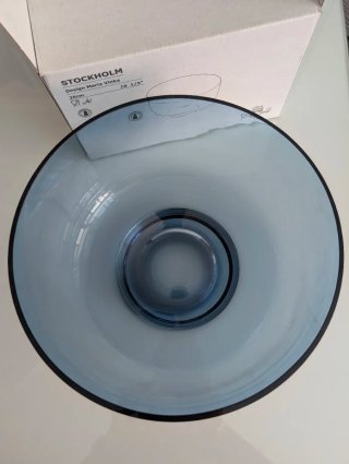 Bol de cristal azul IKEA Stockholm María Vinka