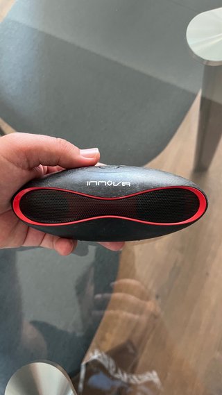 Altavoz Bluetooth Innova Negro/Rojo USB/MicroSD