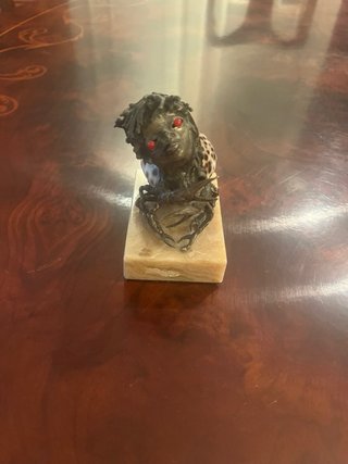 Escultura Aurelio Teno Plata (Cáncer)